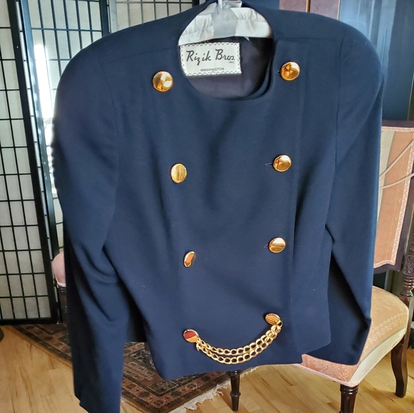 Rizik Brothers tailored military-style blazer - Picture 2 of 6